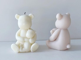 Molde silicona oso con osito